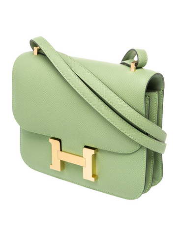 INLIOR custom  green leather bag