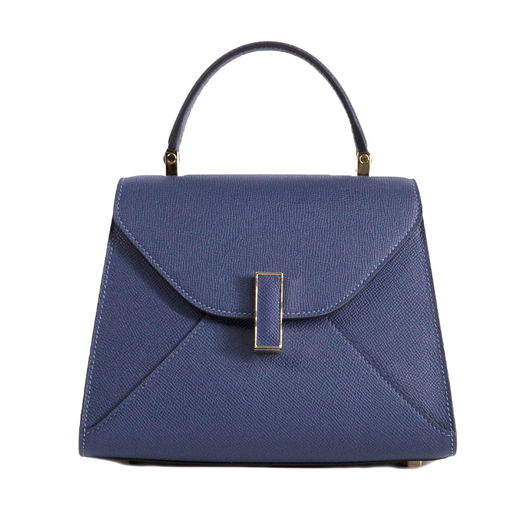Inlior Handcrafted EP SWIFT Leather Blue Top Handle Satchel